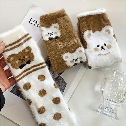 Women’s Warm Velvet Mid-Calf Socks (10 Pairs)