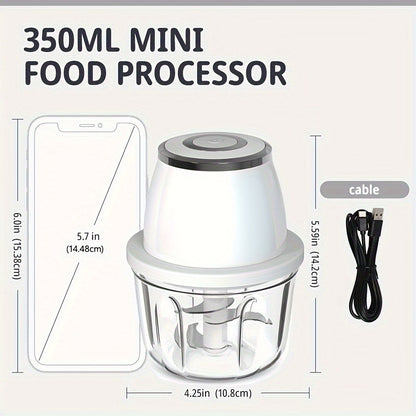 Mini USB Rechargeable Electric Food Processor