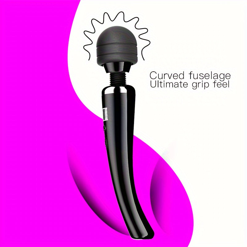 High-Frequency Portable Handheld Deep Muscle Massager(Black)