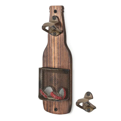 Industrial Style Beer Bottle Opener - Multi-functional Wall Decoration Pendant