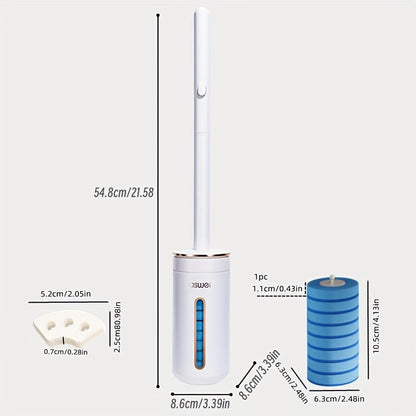 Disposable Toilet Brush Set Wall Mount (10pcs)