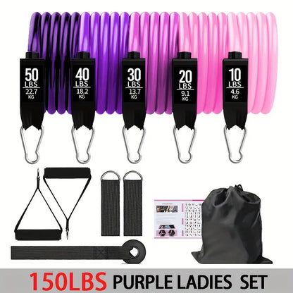 16pcs Resistance Bands Set