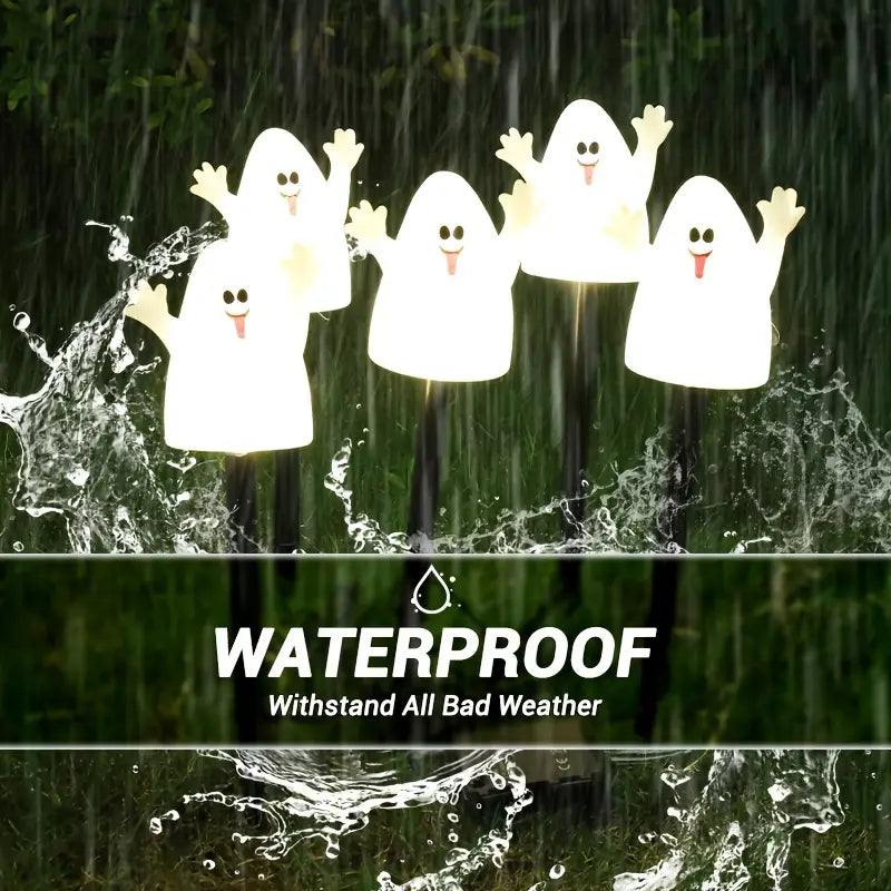 5 In 1 Ghostly Glow Solar Ground Light