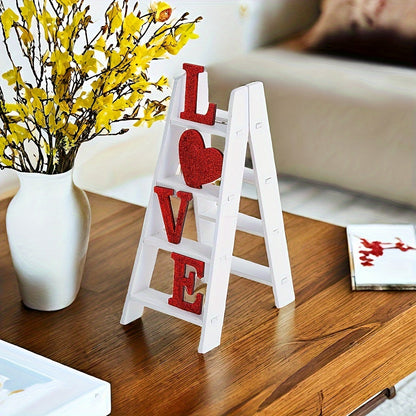 Valentine Love Word Art Red Tabletop Decoration