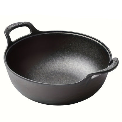 Pre-Seasoned Cast Iron Skillet with Dual Handles