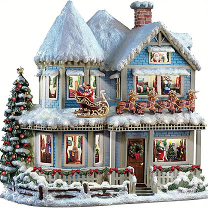 Santa Claus Hanging Christmas Tree Decoration - 10Pcs/Set