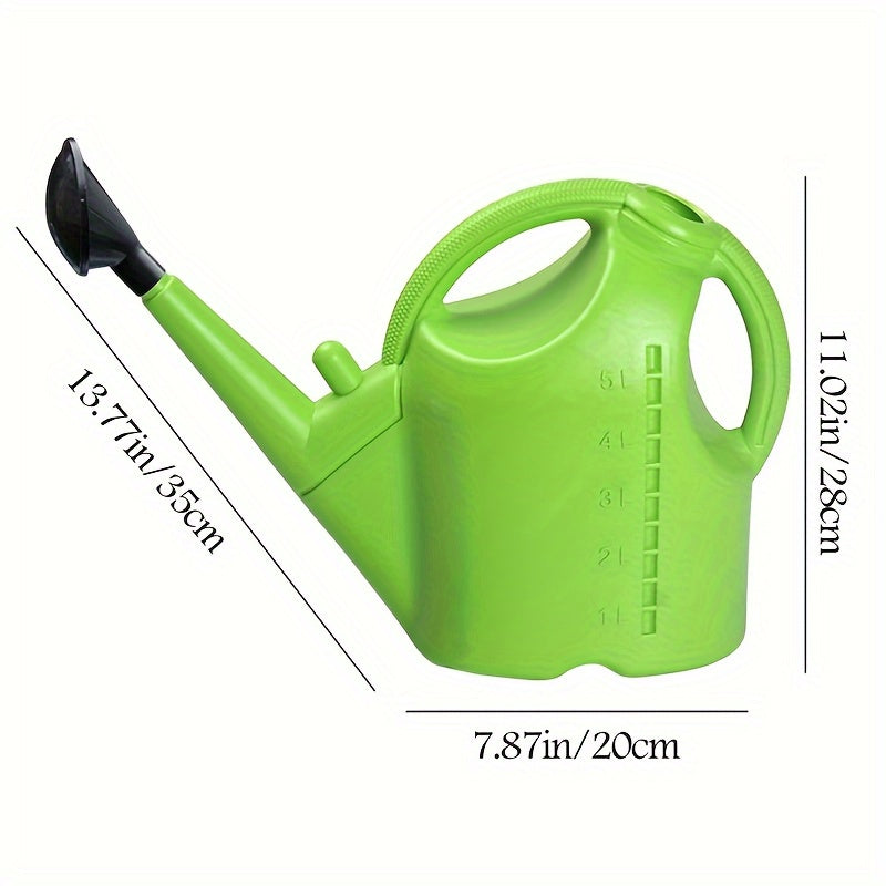 2-Gallon Garden Watering Can with Long Spout