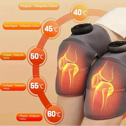 Vibration Heating Knee Massager - Electric Self-Heating Physiotherapy Instrument