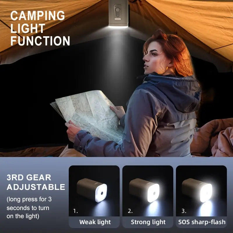 Khaki Portable Wireless Electric Air Pump