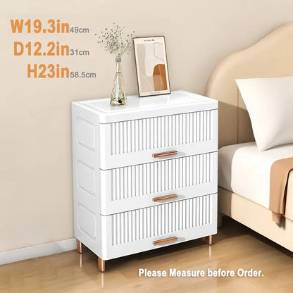 Effortlessly decluttering with the Plastic Drawer Storage Cabinet Organizer