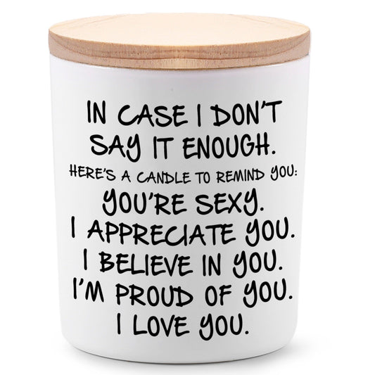 Lavender Scented Soy Candle with Glass Jar