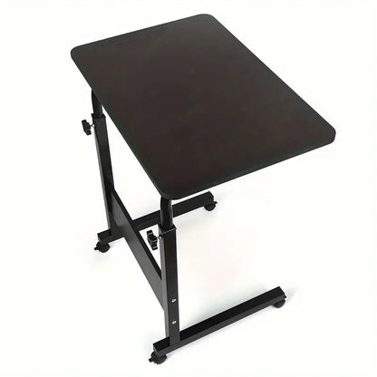Black Lift Table Desk with Pulley to Adjust Height