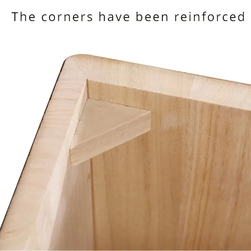 Flip Top Lid Storage Bench - Brown