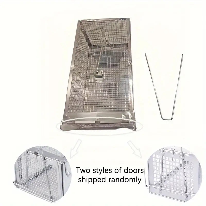 Humane Rat Trap - Metal Chipmunk and Rodent Trap (1pc)