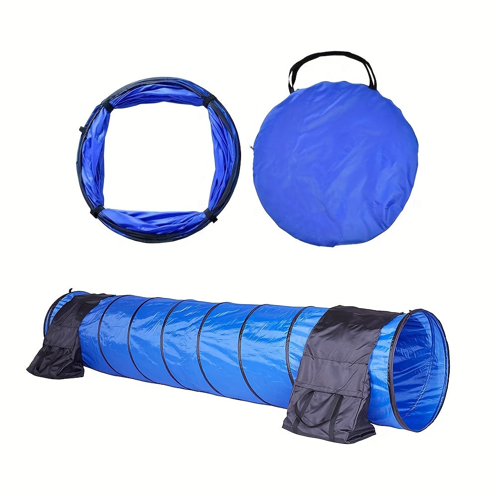 Foldable Dog Agility Training Tunnel