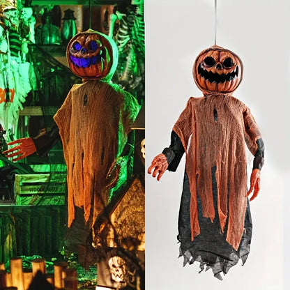 Voice-Activated Ghostly Pumpkin