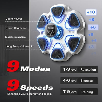 Wireless Music Punching Machine with Gloves