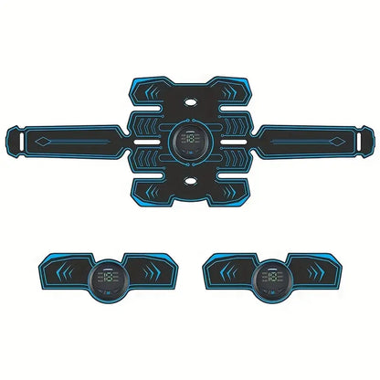 Rechargeable Fitness Belt Set with 6 Modes and 18 Intensity Levels
