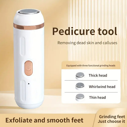 Electric Feet Callus Remover - Rechargeable Pedicure Tool