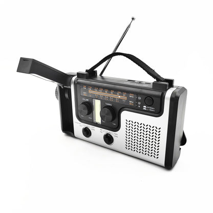 Multi-Band Solar Emergency Radio with Flashlight