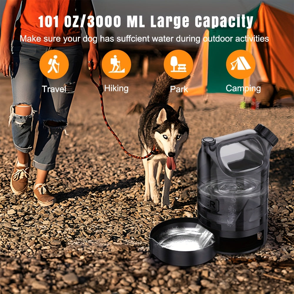 Pet Water Dispenser Leakproof Dual Flow Control