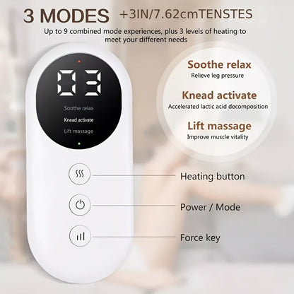 Electric Rechargeable Calf and Foot Massager with Heating