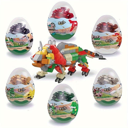 Dinosaur Egg Building Blocks for Kids (6pcs)