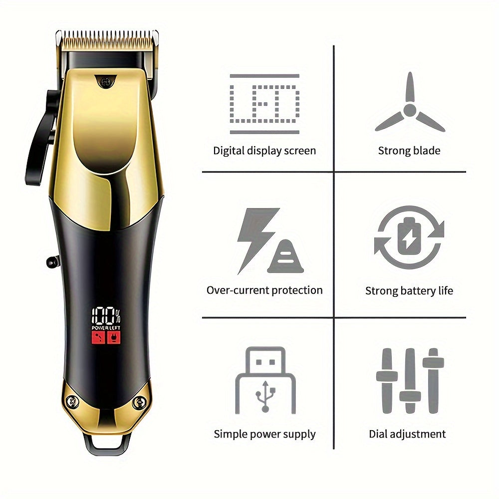 2-Piece Multi-Functional Grooming Hair Clippers Set  – USB Charging