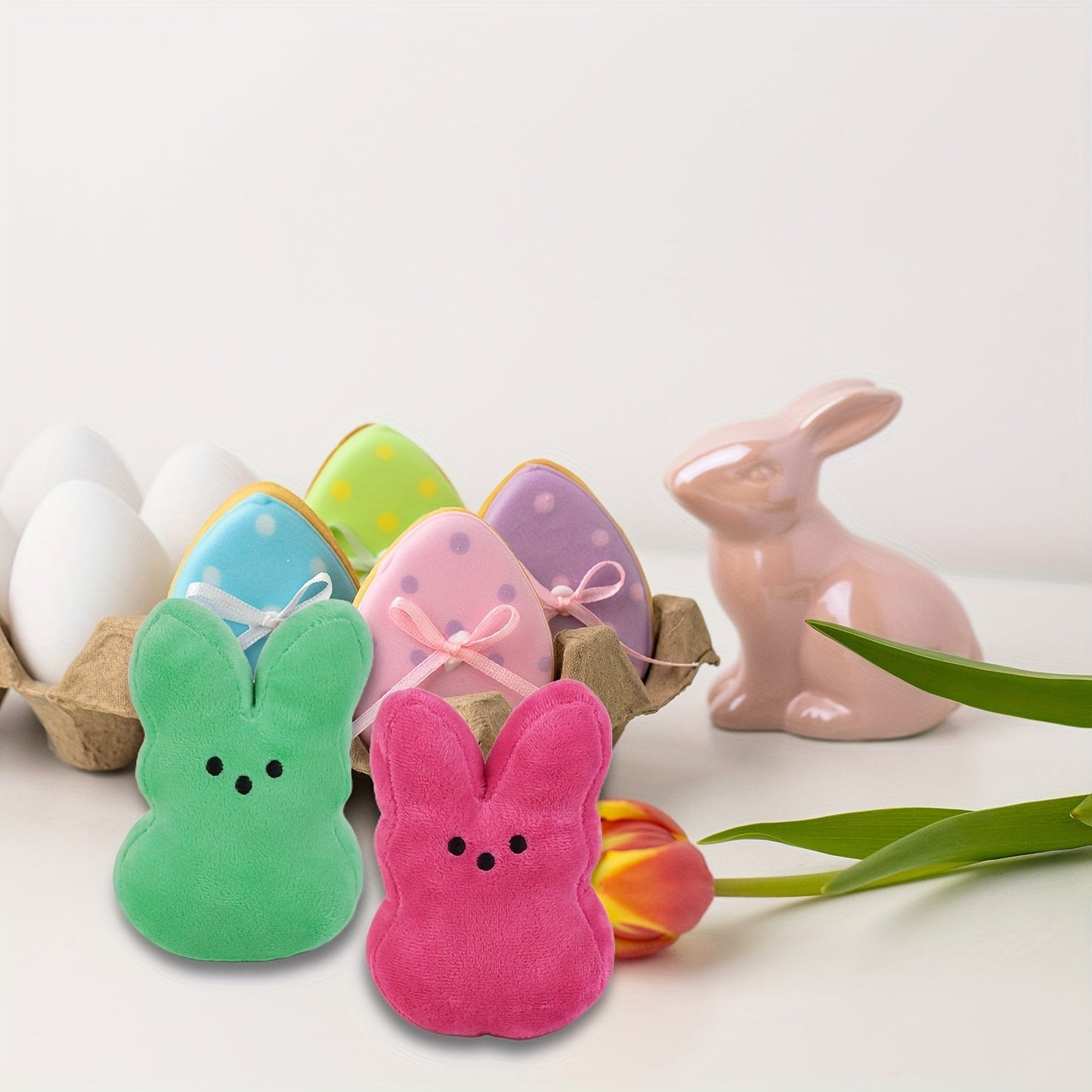 6pcs Easter Bunny Plush Toy Set for Kids