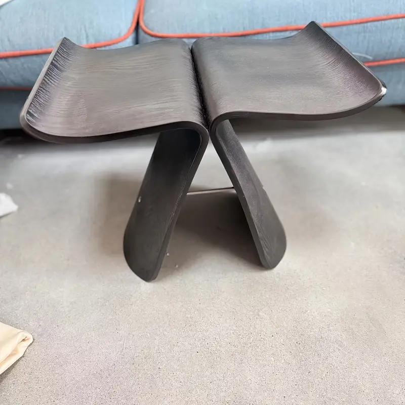 Stool Ins Danish Butterfly Chair Stool(Black)