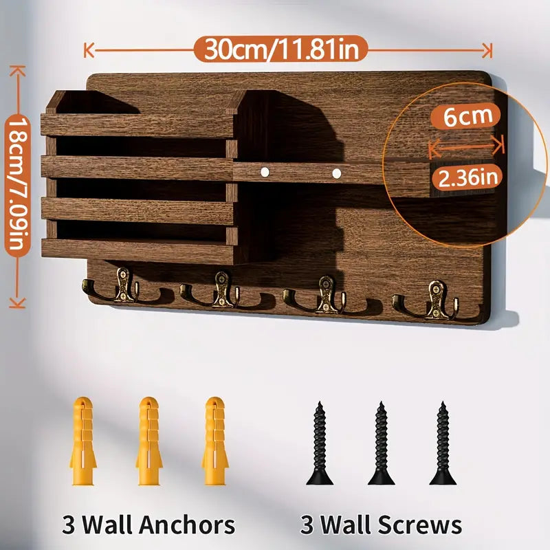 Multi-Purpose Magnetic Wall Storage Rack