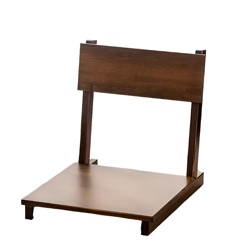 Eco-Friendly Bamboo Floor Chair - Brown