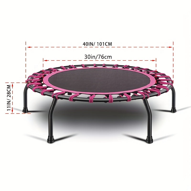40-Inch Fitness Trampoline for Adults & Outdoor Use