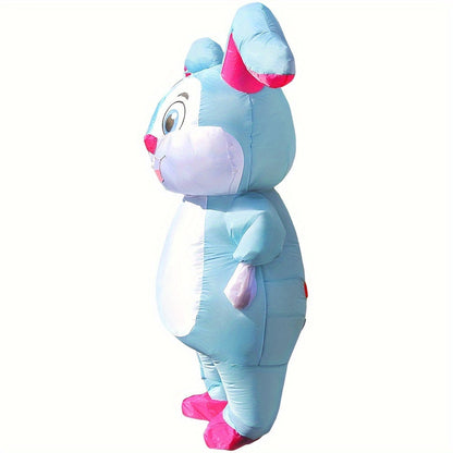 Inflatable Cartoon Rabbit Costume for Adults