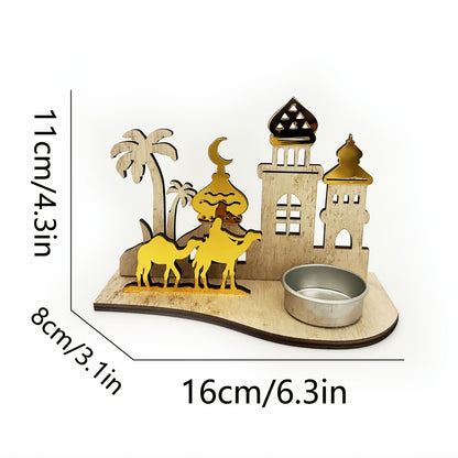 Islamic Ramadan Candle Holder Mosque Design Eid Decor