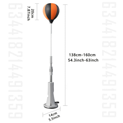 Inflatable Boxing Reflex Bag Adjustable Height Training