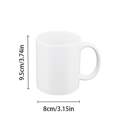2-Pack Personalized Ceramic Coffee Mugs Couples Gift