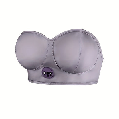 Relaxing Electric Breast Massager with USB Charging(Silvery Grey)