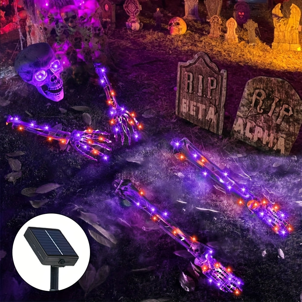 Halloween Skeleton Lights Set with Remote Control