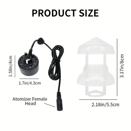 Halloween Fish Tank Mist Maker Witch Cauldron Spray