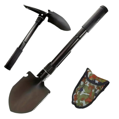 Lightweight Foldable Multi-Tool Steel Shovel for Outdoors