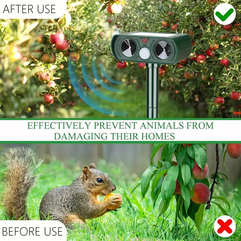 Emerald Solar Ultrasonic Animal Repellent