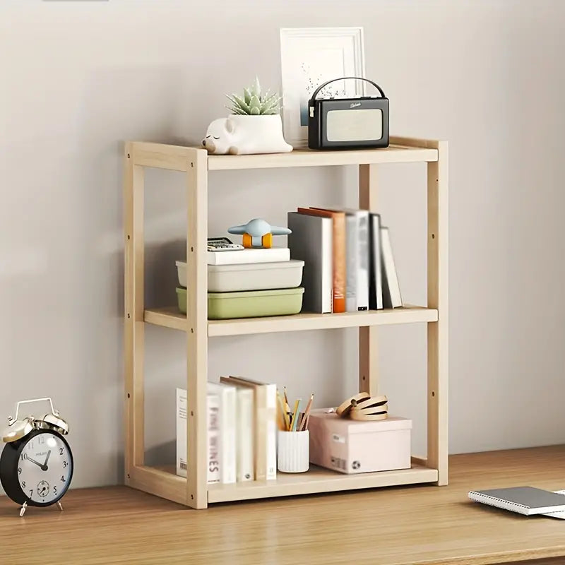 Multi-storey Wooden Bookshelves