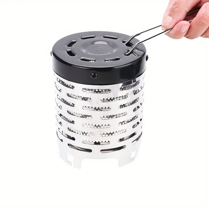 Camping Mini Heating Stove - Stainless Steel Grill Stove