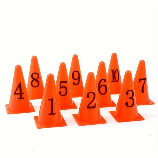 1-10 Number Training Cones Set with Bag