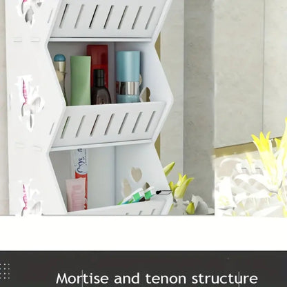 Vinyl Hanging Bathroom Storage Rack - Shelf Butterfly Large