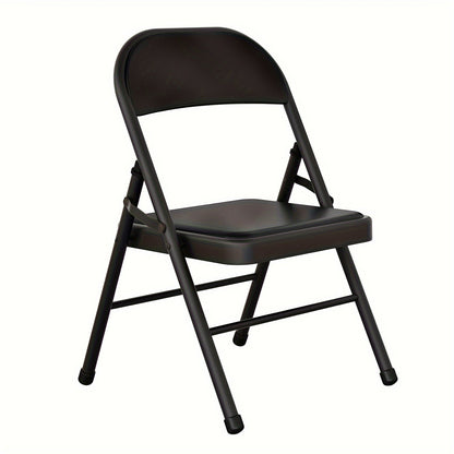 Folding Chair with Cushion Backrest