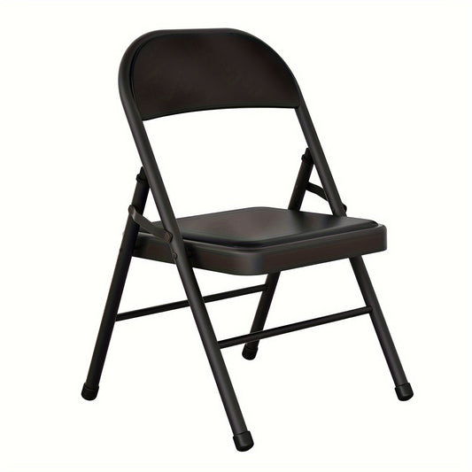 Folding Chair with Cushion Backrest