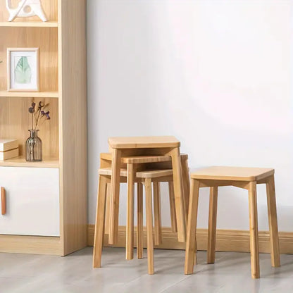 Eco-Friendly Bamboo Stool: Simplify Your Space with Style