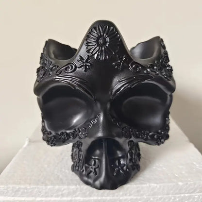 Skull Head Egg Holder - Resin Decoration